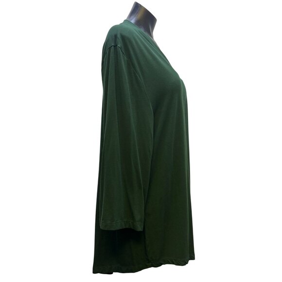 Alembika Long Sleeve Tunic Dark Green 7/L - Picture 3 of 4